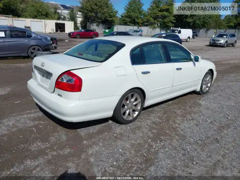 2002 Infiniti Q45 Luxury VIN JNKBF01A62M005017 фото 4