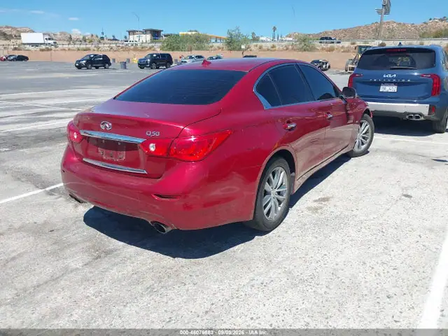 JN1CV7AP3GM202503 — 2016 Infiniti Q50 2.0T Base/2.0T Premium, фото 4 с аукциона IAAI 14.10.2026, Передняя часть слева