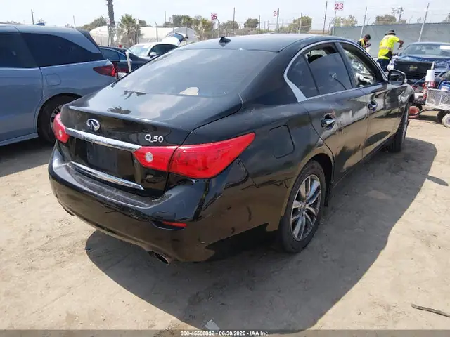 JN1CV7AP8HM641360 — 2017 Infiniti Q50 2.0T Base, фото 4 с аукциона IAAI 14.10.2026, Левый бок