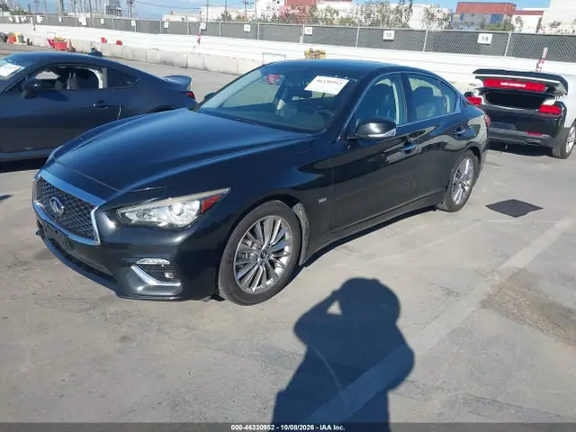 JN1EV7AP0JM362628 — 2018 Infiniti Q50 3.0T Luxe, фото 2 с аукциона IAAI 14.10.2026, Естественный износ