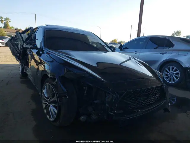 JN1EV7AP4KM518199 — 2019 Infiniti Q50 3.0T Luxe, Правый бок (Right Side), фото до ремонта