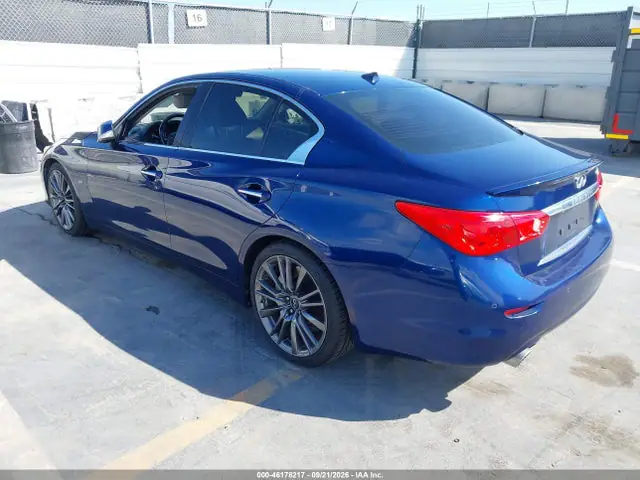 JN1FV7AP4GM420267 — 2016 Infiniti Q50 3.0T Red Sport 400, фото 3 с аукциона IAAI 30.09.2026, Естественный износ