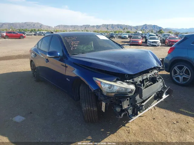 2017 Infiniti Q50 3.0t Red Sport 400 VIN JN1FV7AP1HM850789 фото 1