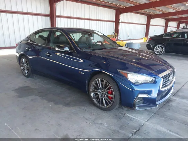 2018 Infiniti Q50 3.0t Red Sport 400 VIN JN1FV7AR3JM480274 фото 1