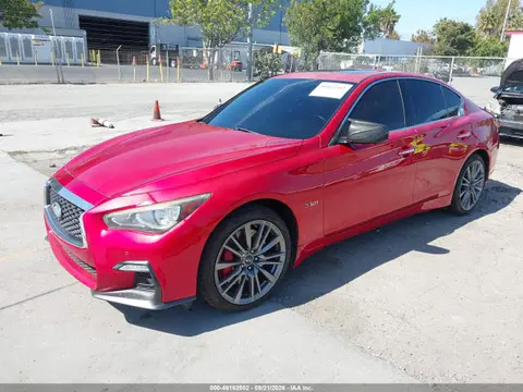 2018 Infiniti Q50 3.0t Red Sport 400 VIN JN1FV7AR6JM700121 фото 2