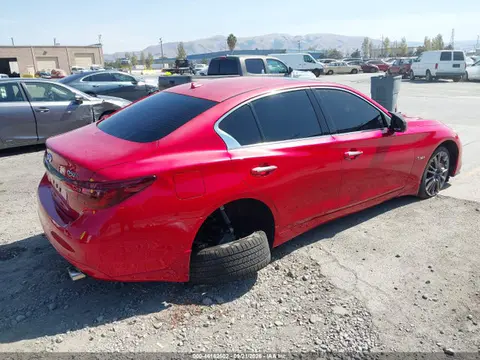 2018 Infiniti Q50 3.0t Red Sport 400 VIN JN1FV7AR6JM700121 фото 4