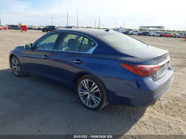 JN1EV7AR2JM610217 — 2018 Infiniti Q50 Luxe/Sport, фото 3 с аукциона IAAI 13.10.2026, Град
