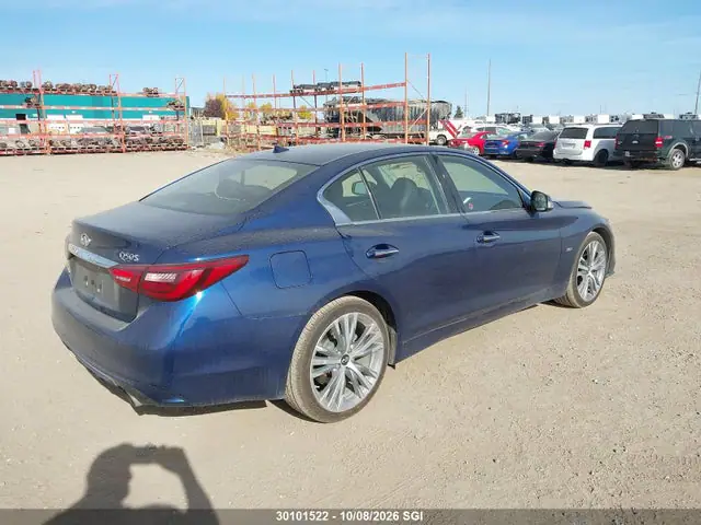 JN1EV7AR2JM610217 — 2018 Infiniti Q50 Luxe/Sport, фото 4 с аукциона IAAI 13.10.2026, Град