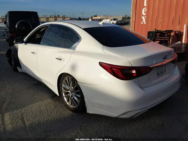 JN1EV7AP1LM204494 — 2020 Infiniti Q50 LUXE, фото 3 с аукциона IAAI 14.10.2026, Передняя часть