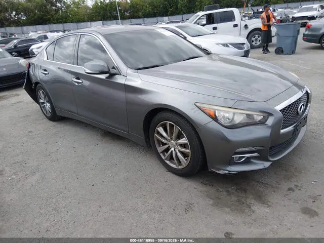 2014 Infiniti Q50 Premium VIN JN1BV7AP1EM682937 фото 1