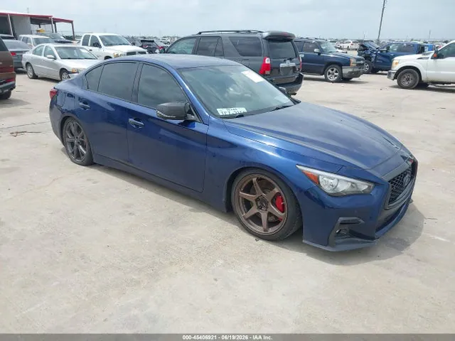 2020 Infiniti Q50 Red Sport 400 VIN JN1FV7AP7LM630677 фото 1
