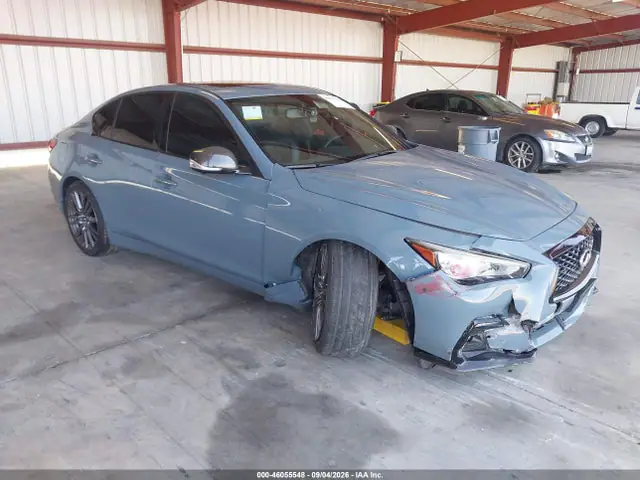 JN1FV7DP5MM850476 — 2021 Infiniti Q50 Red Sport 400, Передняя часть справа (Right Front), фото до ремонта