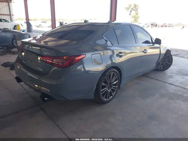 JN1FV7DP5MM850476 — 2021 Infiniti Q50 Red Sport 400, фото 4 с аукциона IAAI 13.10.2026, Передняя часть справа