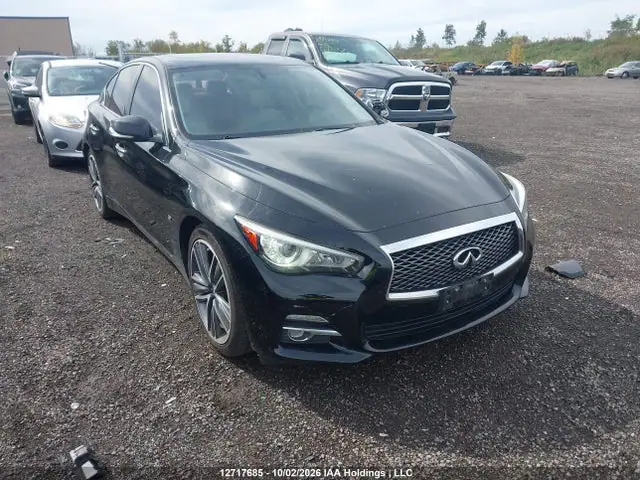 JN1BV7AR1FM405322 — 2015 Infiniti Q50 Sport, Левый бок (Left Side), фото до ремонта