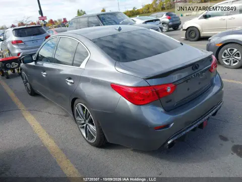 2014 Infiniti Q50 Hybrid Premium/Sport VIN JN1AV7AR0EM702849 фото 4