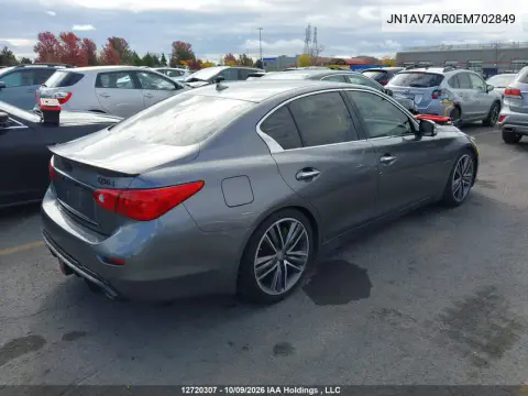 2014 Infiniti Q50 Hybrid Premium/Sport VIN JN1AV7AR0EM702849 фото 5