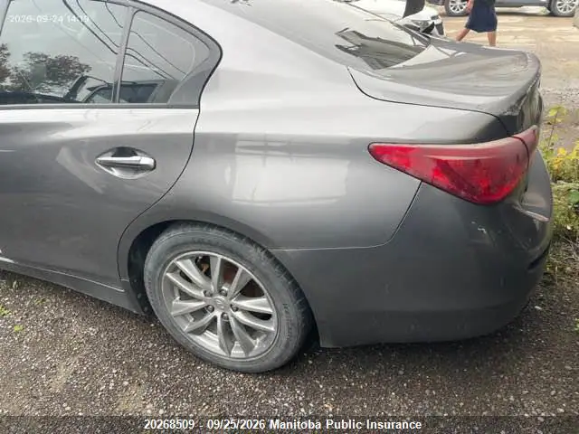 JN1BV7AR7EM681342 — 2014 Infiniti Q50, фото 3 с аукциона IAAI 29.09.2026, Передняя часть