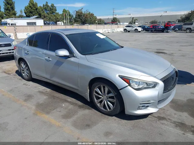 2014 Infiniti Q50 VIN JN1BV7AP4EM686741 фото 1