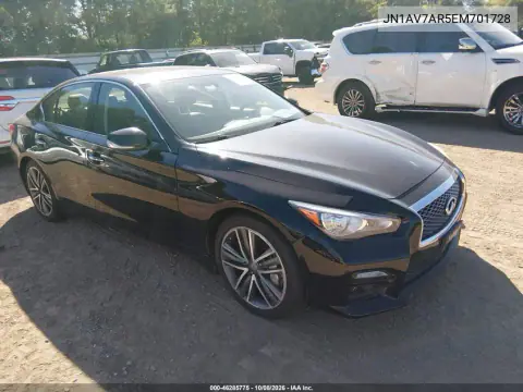 2014 Infiniti Q50 Hybrid Sport VIN JN1AV7AR5EM701728 фото 2