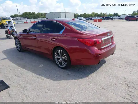 2015 Infiniti Q50 Premium VIN JN1BV7AP7FM356822 фото 4