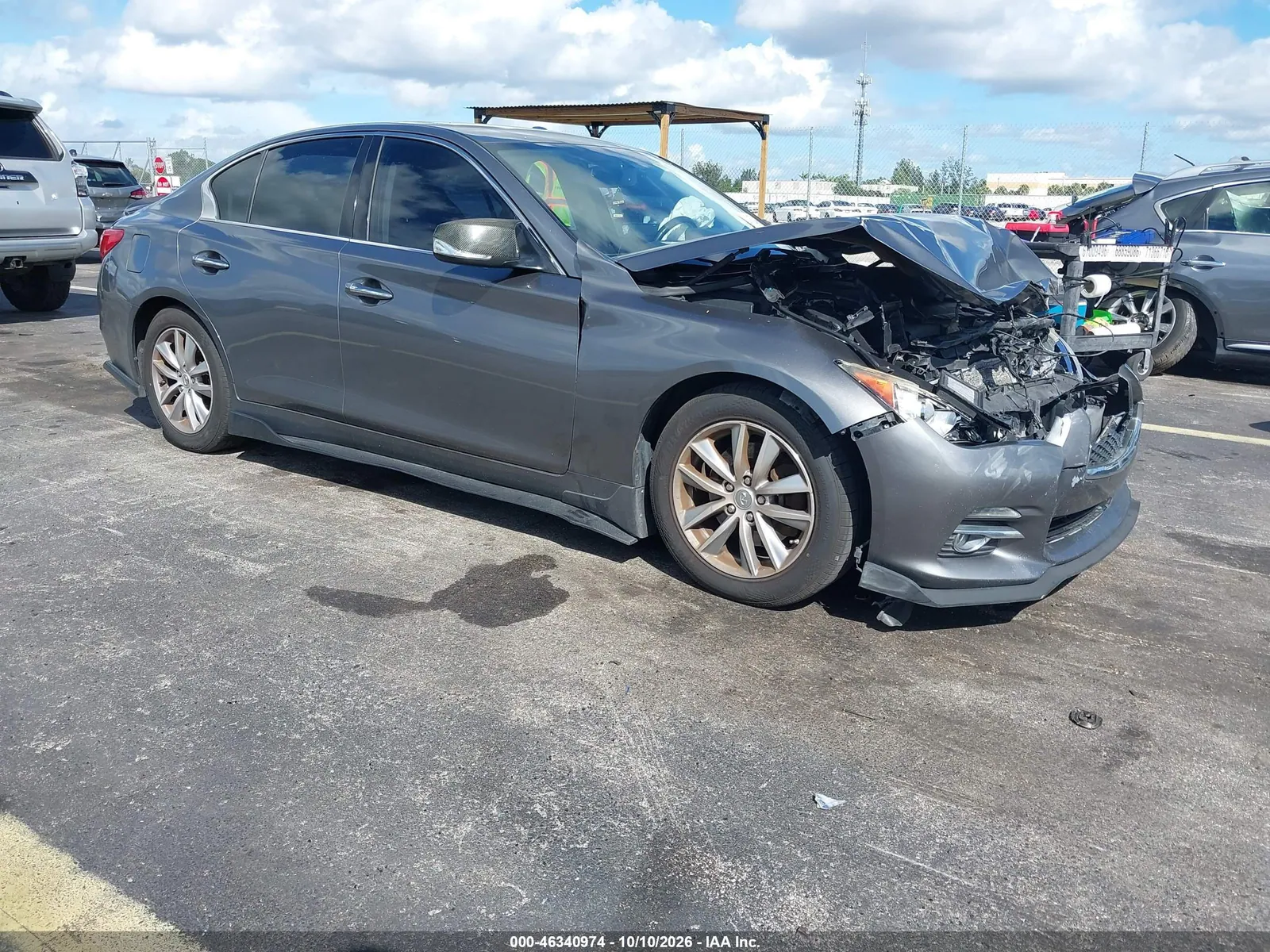 2015 Infiniti Q50 Premium VIN JN1BV7AP0FM339974 фото 1
