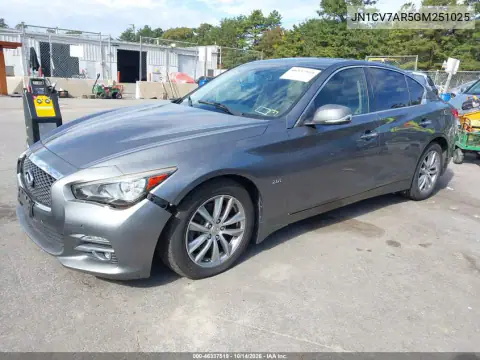 JN1CV7AR5GM251025 — 2016 Infiniti Q50, фото 2 с аукциона IAAI, Передняя часть