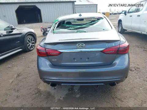 2018 Infiniti Q50 3.0T Luxe/3.0T Signature Edition/3.0T Sport VIN JN1EV7AR2JM442238 фото 17