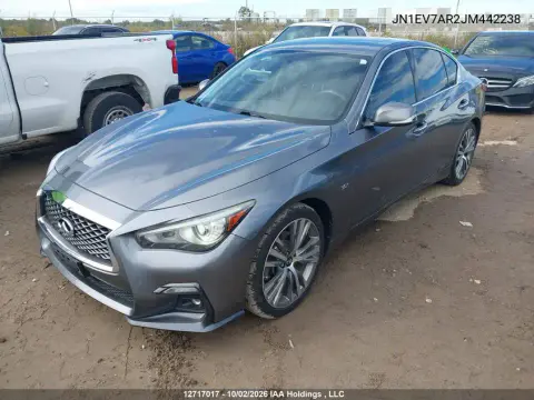 2018 Infiniti Q50 3.0T Luxe/3.0T Signature Edition/3.0T Sport VIN JN1EV7AR2JM442238 фото 3