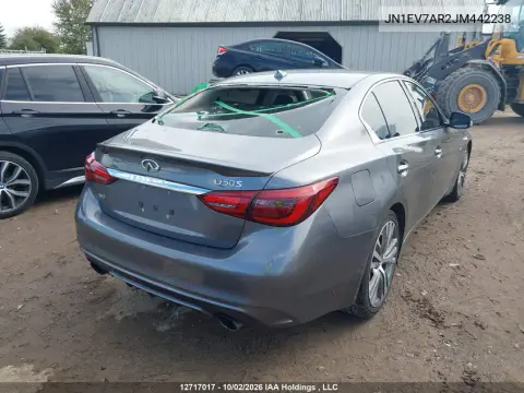 2018 Infiniti Q50 3.0T Luxe/3.0T Signature Edition/3.0T Sport VIN JN1EV7AR2JM442238 фото 5