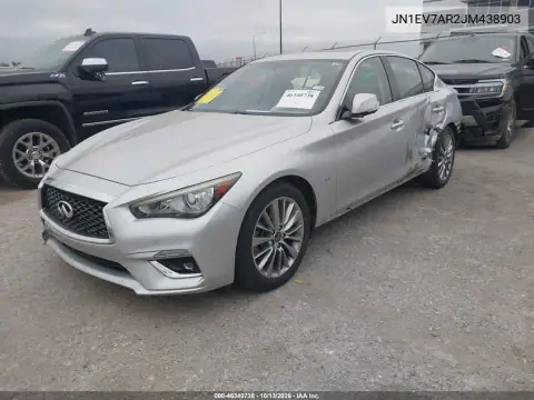 2018 Infiniti Q50 3.0T Luxe VIN JN1EV7AR2JM438903 фото 3