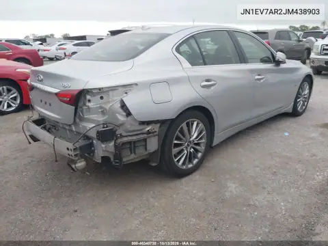 2018 Infiniti Q50 3.0T Luxe VIN JN1EV7AR2JM438903 фото 5