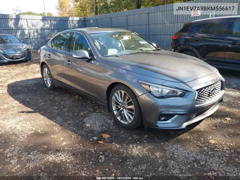 2019 Infiniti Q50 3.0T Luxe VIN JN1EV7AR8KM556617 фото 2