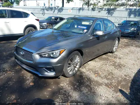 2019 Infiniti Q50 3.0T Luxe VIN JN1EV7AR8KM556617 фото 3