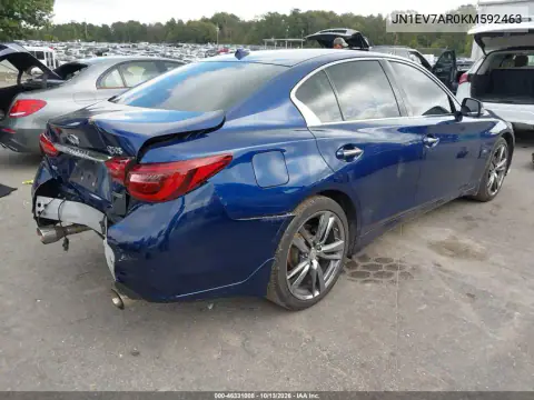 JN1EV7AR0KM592463 — 2019 Infiniti Q50, фото 4 с аукциона IAAI, Задняя часть