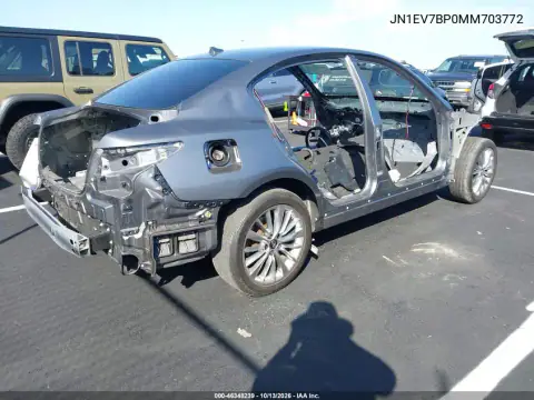 JN1EV7BP0MM703772 — 2021 Infiniti Q50, фото 4 с аукциона IAAI, Кража