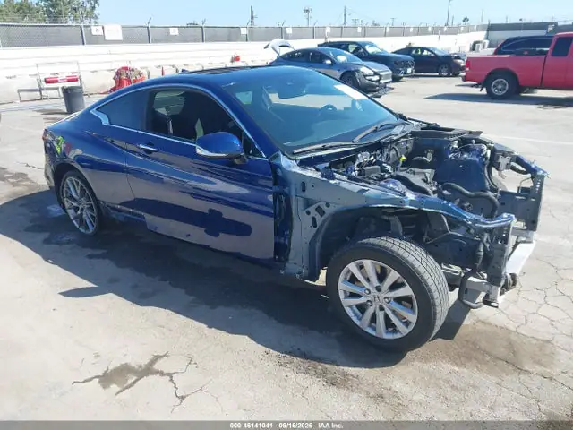 JN1EV7EK8JM340200 Infiniti Q60 3.0T Luxe 2018 — повреждение Угон, фото до ремонта