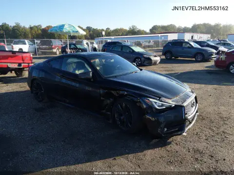 JN1EV7EL2HM553162 — 2017 Infiniti Q60, Передняя часть, фото до ремонта