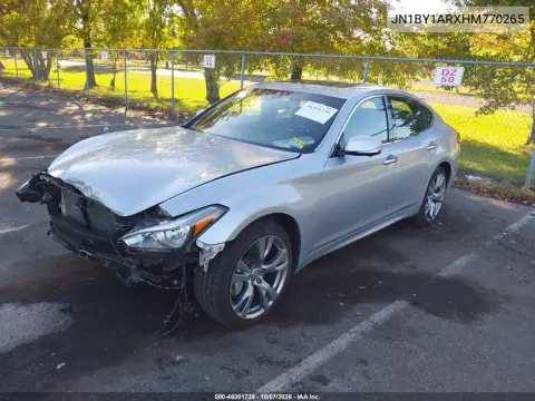 2017 Infiniti Q70 3.7X VIN JN1BY1ARXHM770265 фото 3