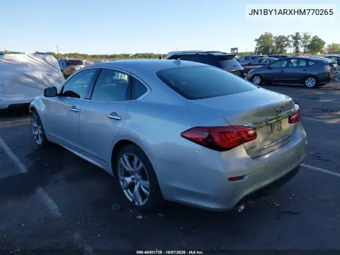 2017 Infiniti Q70 3.7X VIN JN1BY1ARXHM770265 фото 4