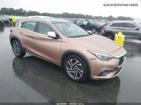 SJKCH5CPXHA018505 — 2017 Infiniti QX30, Наводнение, фото до ремонта