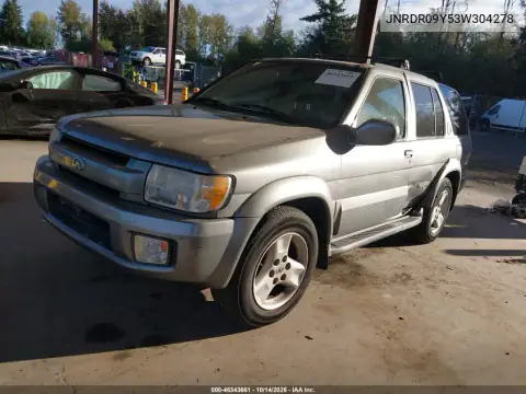 JNRDR09Y53W304278 — 2003 Infiniti QX4, фото 3 с аукциона IAAI, Левый бок