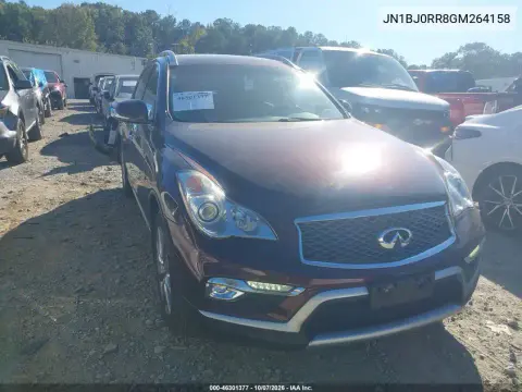 JN1BJ0RR8GM264158 — 2016 Infiniti QX50, Задняя часть, фото до ремонта