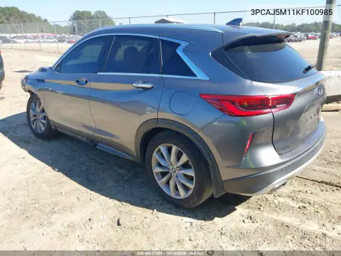3PCAJ5M11KF100985 — 2019 Infiniti QX50, фото 4 с аукциона IAAI, Передняя часть