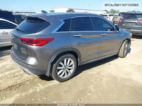 3PCAJ5M11KF100985 — 2019 Infiniti QX50, фото 5 с аукциона IAAI, Передняя часть