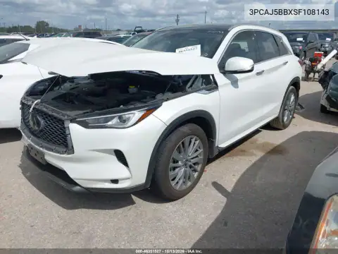 3PCAJ5BBXSF108143 — 2025 Infiniti QX50, фото 2 с аукциона IAAI, Задняя часть