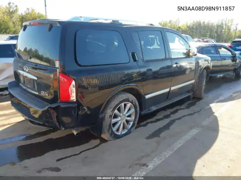 2008 Infiniti Qx56 VIN 5N3AA08D98N911857 фото 5