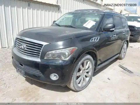 JN8AZ2ND9C9715039 — 2012 Infiniti QX56, фото 2 с аукциона IAAI, Естественный износ