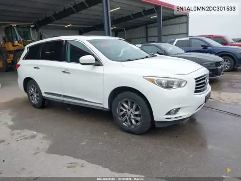 5N1AL0MN2DC301533 — 2013 Infiniti QX60, Левая сторона, фото до ремонта