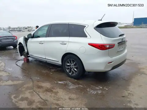 5N1AL0MN2DC301533 — 2013 Infiniti QX60, фото 4 с аукциона IAAI, Боковая часть