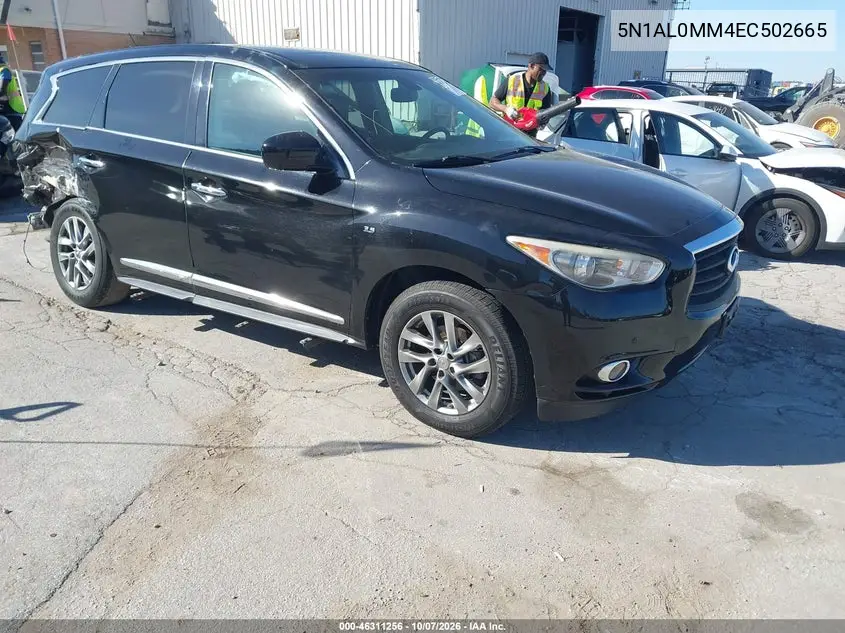 2014 Infiniti Qx60 VIN 5N1AL0MM4EC502665 фото 1